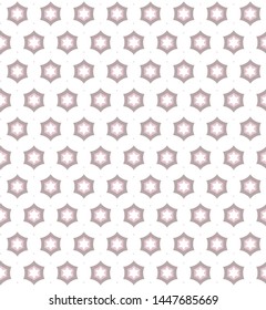 Seamless vector pattern in geometric ornamental style