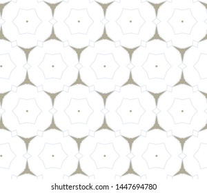 Seamless vector pattern in geometric ornamental style