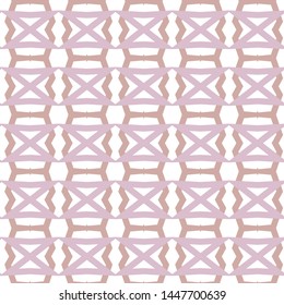 Seamless vector pattern in geometric ornamental style