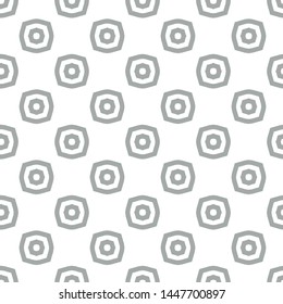 Seamless vector pattern in geometric ornamental style