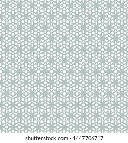Seamless vector pattern in geometric ornamental style