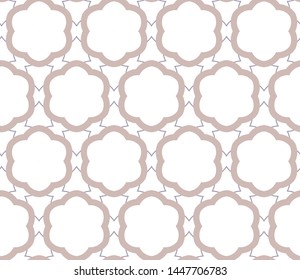 Seamless vector pattern in geometric ornamental style
