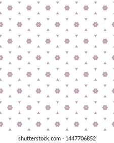 Seamless vector pattern in geometric ornamental style