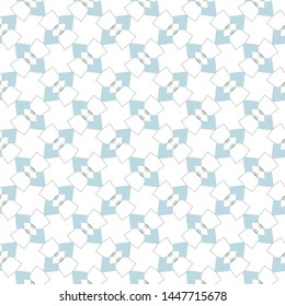 Seamless vector pattern in geometric ornamental style