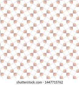 Seamless vector pattern in geometric ornamental style