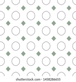 Seamless vector pattern in geometric ornamental style