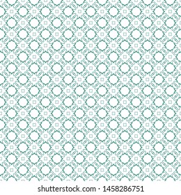 Seamless vector pattern in geometric ornamental style