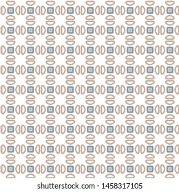 Seamless vector pattern in geometric ornamental style