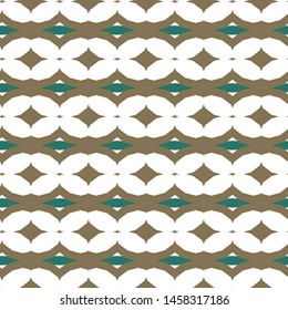 Seamless vector pattern in geometric ornamental style