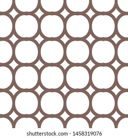 Seamless vector pattern in geometric ornamental style