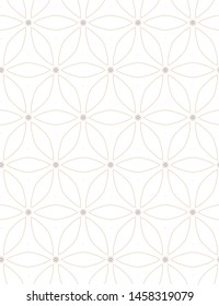 Seamless vector pattern in geometric ornamental style