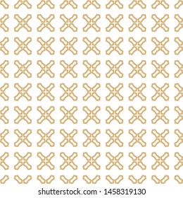 Seamless vector pattern in geometric ornamental style