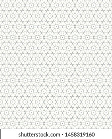 Seamless vector pattern in geometric ornamental style