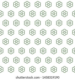 Seamless vector pattern in geometric ornamental style