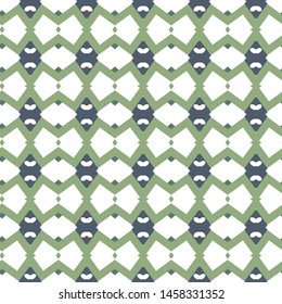 Seamless vector pattern in geometric ornamental style