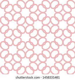 Seamless vector pattern in geometric ornamental style
