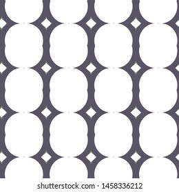 Seamless vector pattern in geometric ornamental style