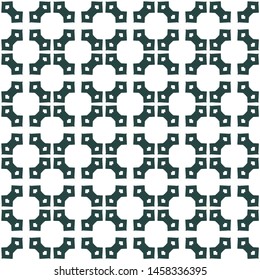 Seamless vector pattern in geometric ornamental style