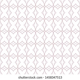 Seamless vector pattern in geometric ornamental style