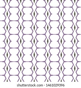 Seamless vector pattern in geometric ornamental style