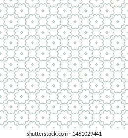Seamless vector pattern in geometric ornamental style
