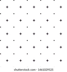 Seamless vector pattern in geometric ornamental style