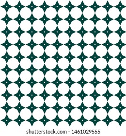 Seamless vector pattern in geometric ornamental style