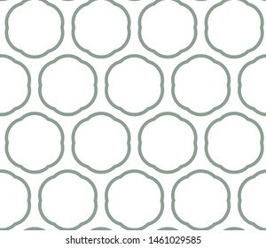 Seamless vector pattern in geometric ornamental style