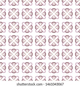 Seamless vector pattern in geometric ornamental style