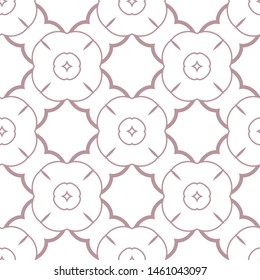 Seamless vector pattern in geometric ornamental style