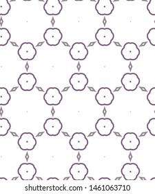 Seamless vector pattern in geometric ornamental style
