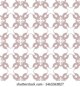 Seamless vector pattern in geometric ornamental style