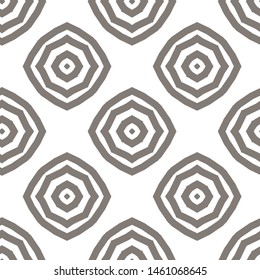 Seamless vector pattern in geometric ornamental style
