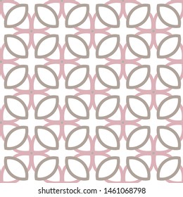 Seamless vector pattern in geometric ornamental style