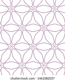 Seamless vector pattern in geometric ornamental style