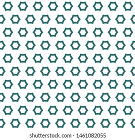 Seamless vector pattern in geometric ornamental style