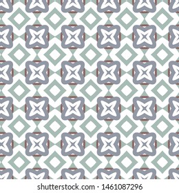 Seamless vector pattern in geometric ornamental style