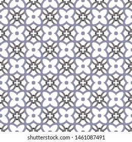 Seamless vector pattern in geometric ornamental style
