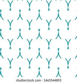 Seamless vector pattern in geometric ornamental style