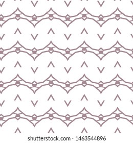 Seamless vector pattern in geometric ornamental style