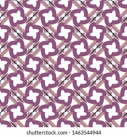 Seamless vector pattern in geometric ornamental style