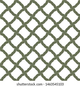 Seamless vector pattern in geometric ornamental style