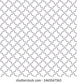 Seamless vector pattern in geometric ornamental style