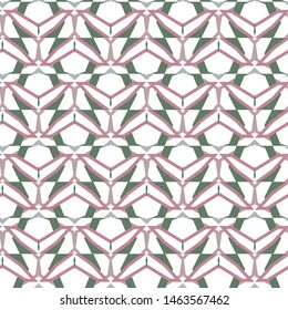 Seamless vector pattern in geometric ornamental style