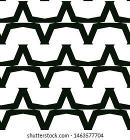 Seamless vector pattern in geometric ornamental style