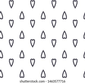 Seamless vector pattern in geometric ornamental style