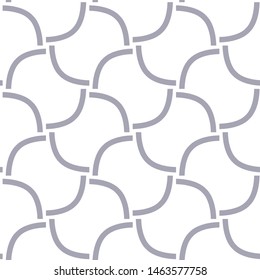 Seamless vector pattern in geometric ornamental style