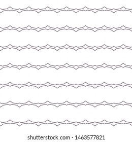 Seamless vector pattern in geometric ornamental style