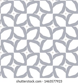Seamless vector pattern in geometric ornamental style
