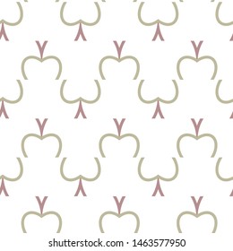 Seamless vector pattern in geometric ornamental style